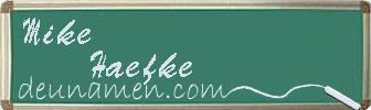 Mike Haefke Visitenkarte